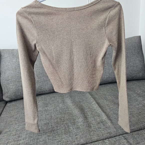 Long sleeve crop top - Picture 2 of 2